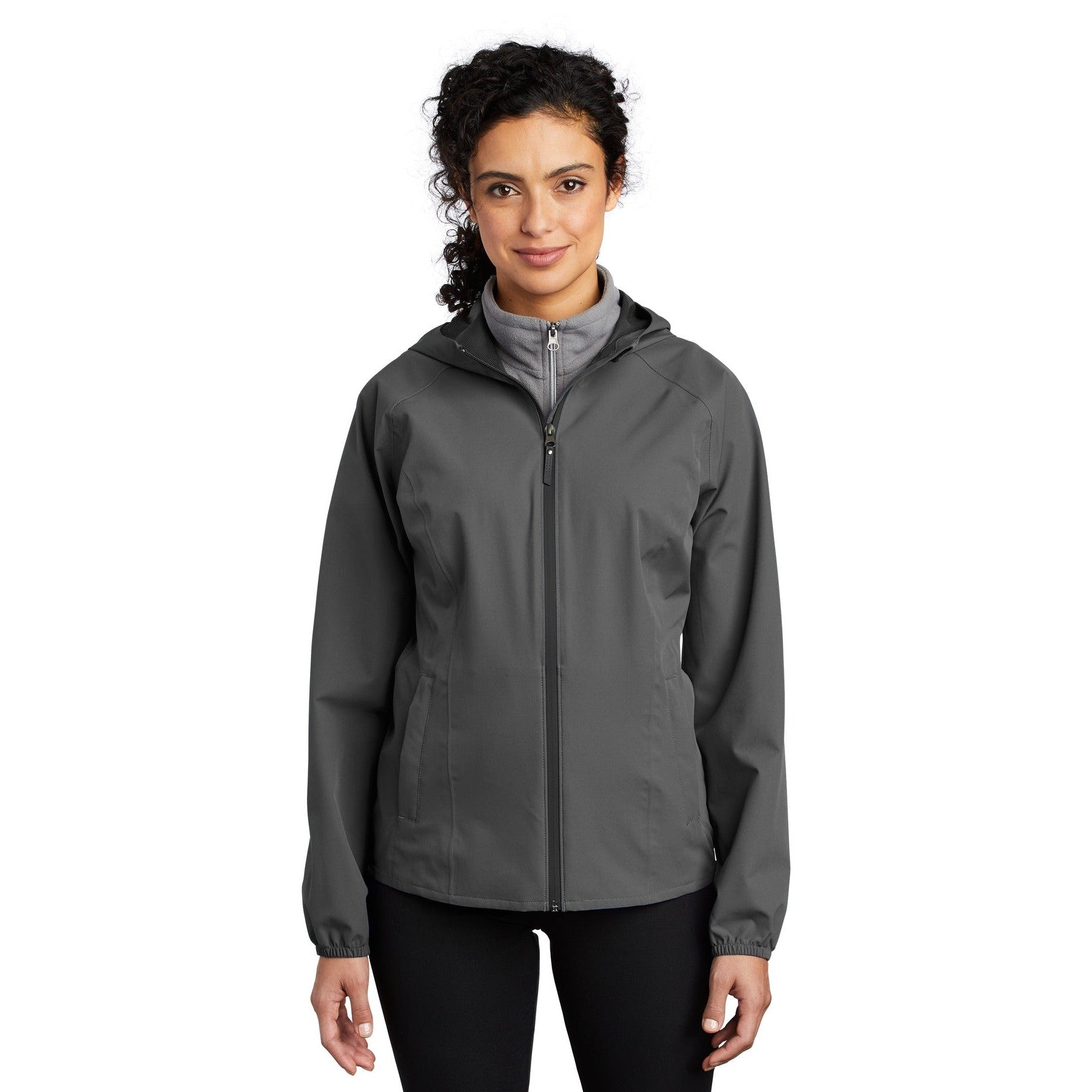 Port Authority-Port Authority ® Women's Essential Rain Jacket L407-MedTech-2