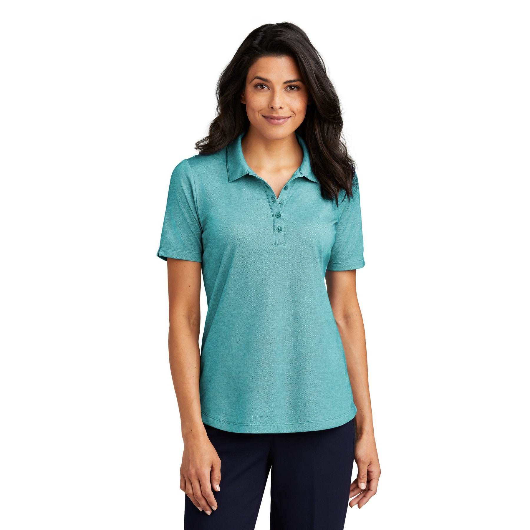 Port Authority-Port Authority® Women's Fine Pique Blend Polo LK830-MedTech-4
