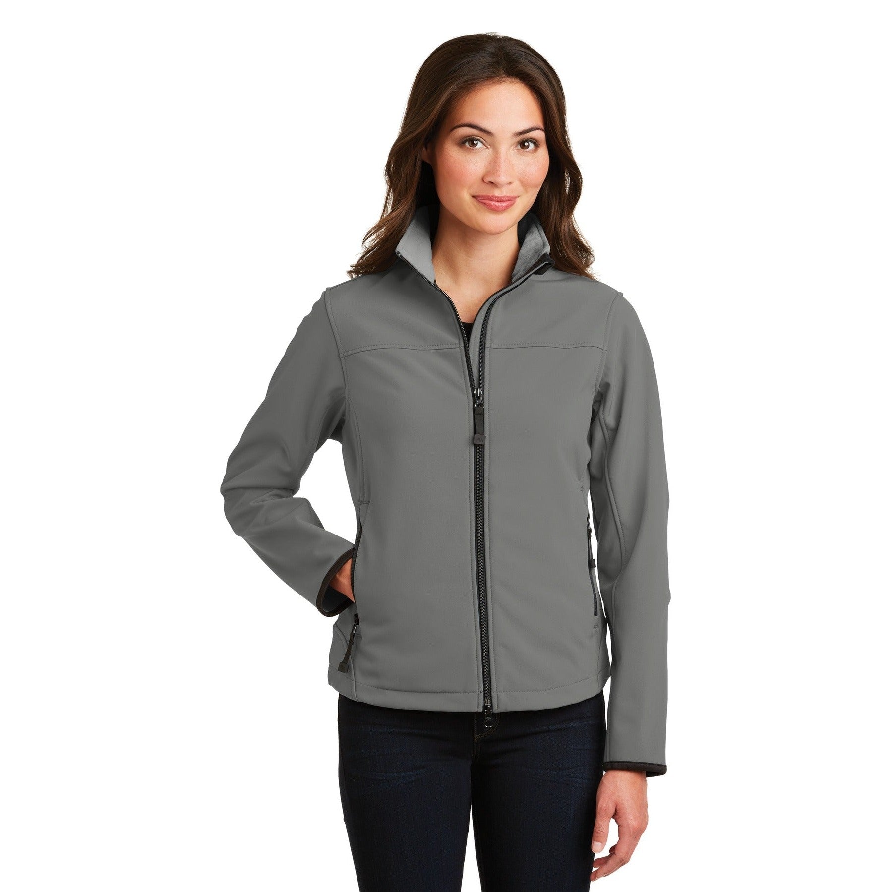 Port Authority-Port Authority® Women's Glacier® Soft Shell Jacket. L790-MedTech-2