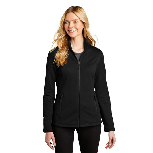 Port Authority-Port Authority ® Women's Grid Fleece Jacket. L239-MedTech-1