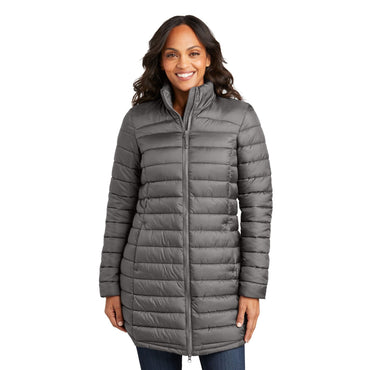 Port Authority-Port Authority® Women's Horizon Puffy Long Jacket L365-MedTech-2