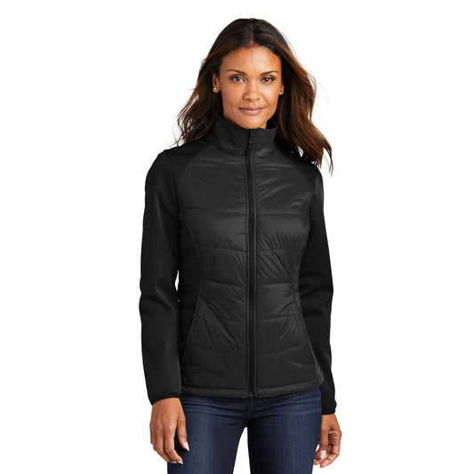 Port Authority-Port Authority® Women's Hybrid Soft Shell Jacket. L787-MedTech-1