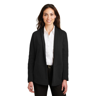 Port Authority-Port Authority® Women's Interlock Cardigan. L807-MedTech-2