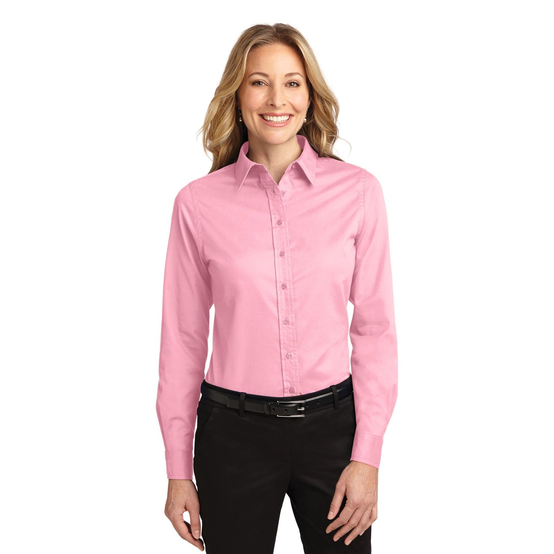 Port Authority-Port Authority® Women's Long Sleeve Easy Care Shirt. L608-MedTech-8