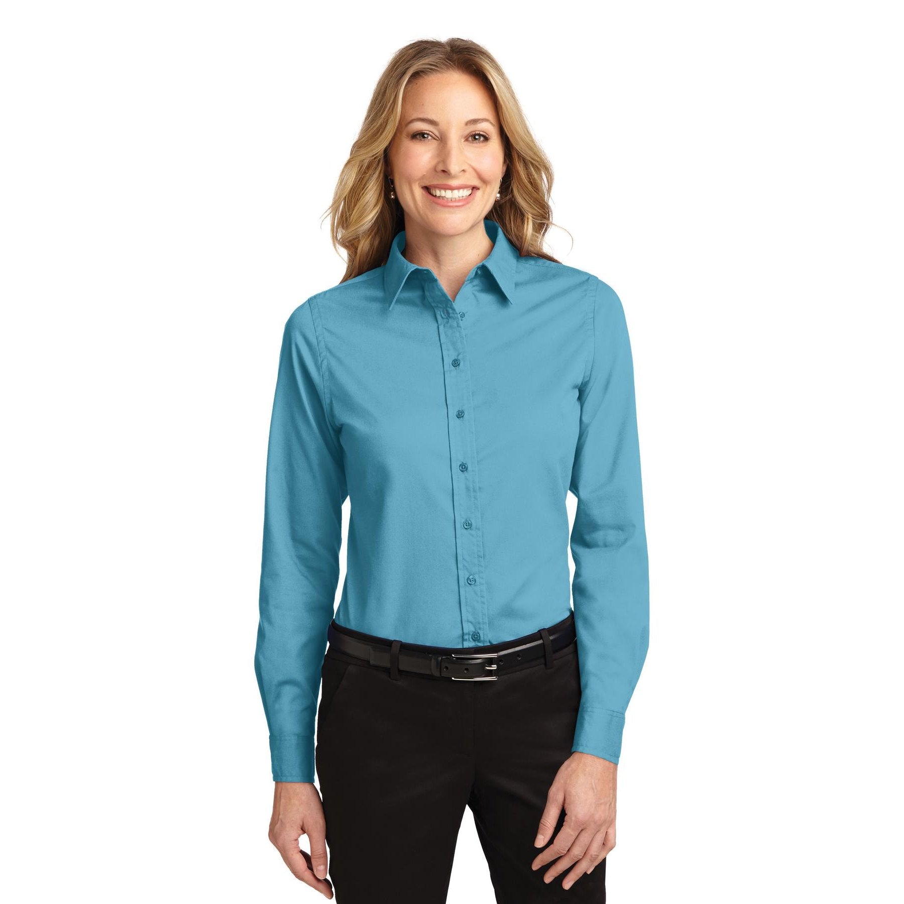 Port Authority-Port Authority® Women's Long Sleeve Easy Care Shirt. L608-MedTech-10