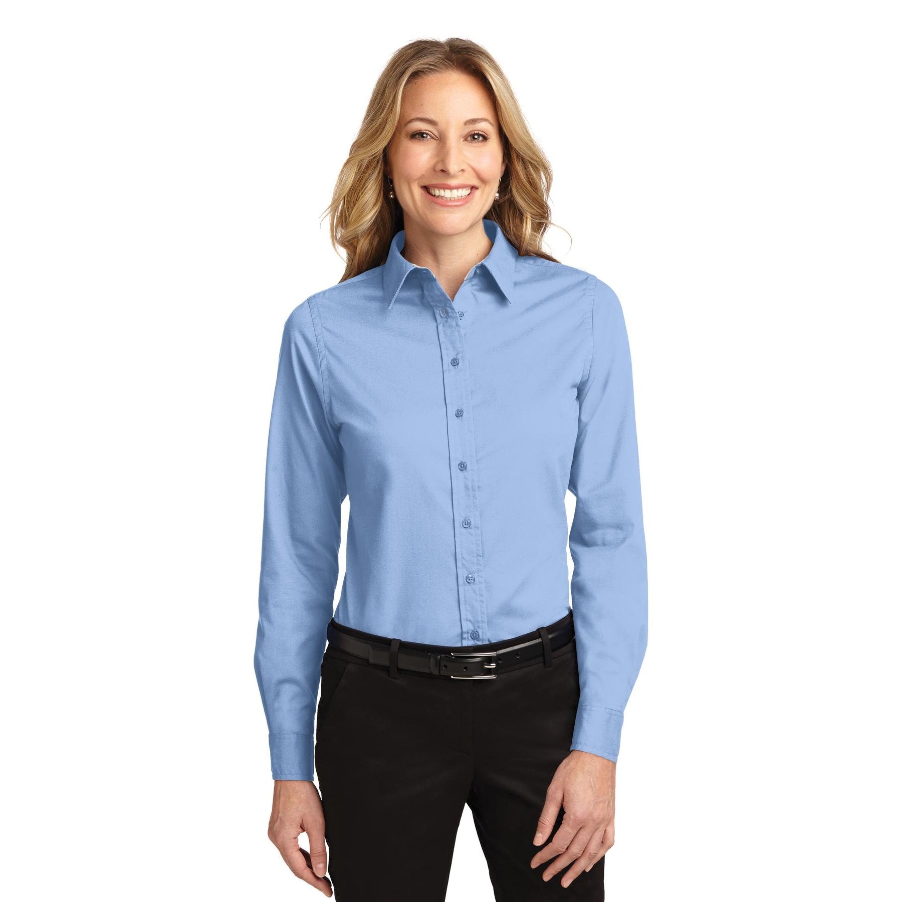 Port Authority-Port Authority® Women's Long Sleeve Easy Care Shirt. L608-MedTech-7