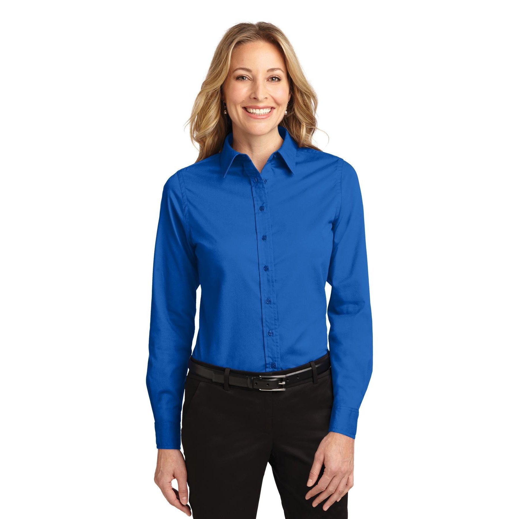 Port Authority-Port Authority® Women's Long Sleeve Easy Care Shirt. L608-MedTech-18