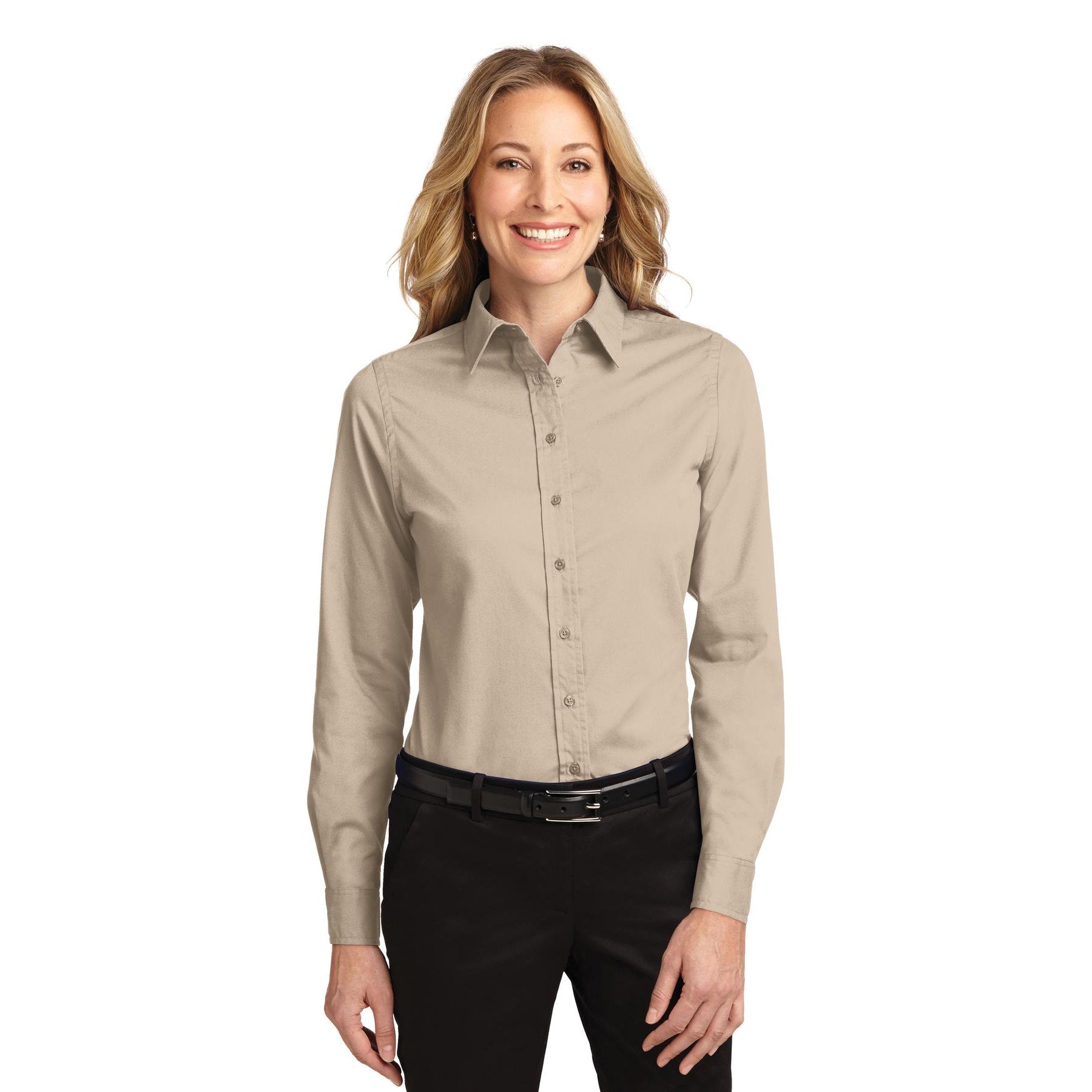 Port Authority-Port Authority® Women's Long Sleeve Easy Care Shirt. L608-MedTech-17