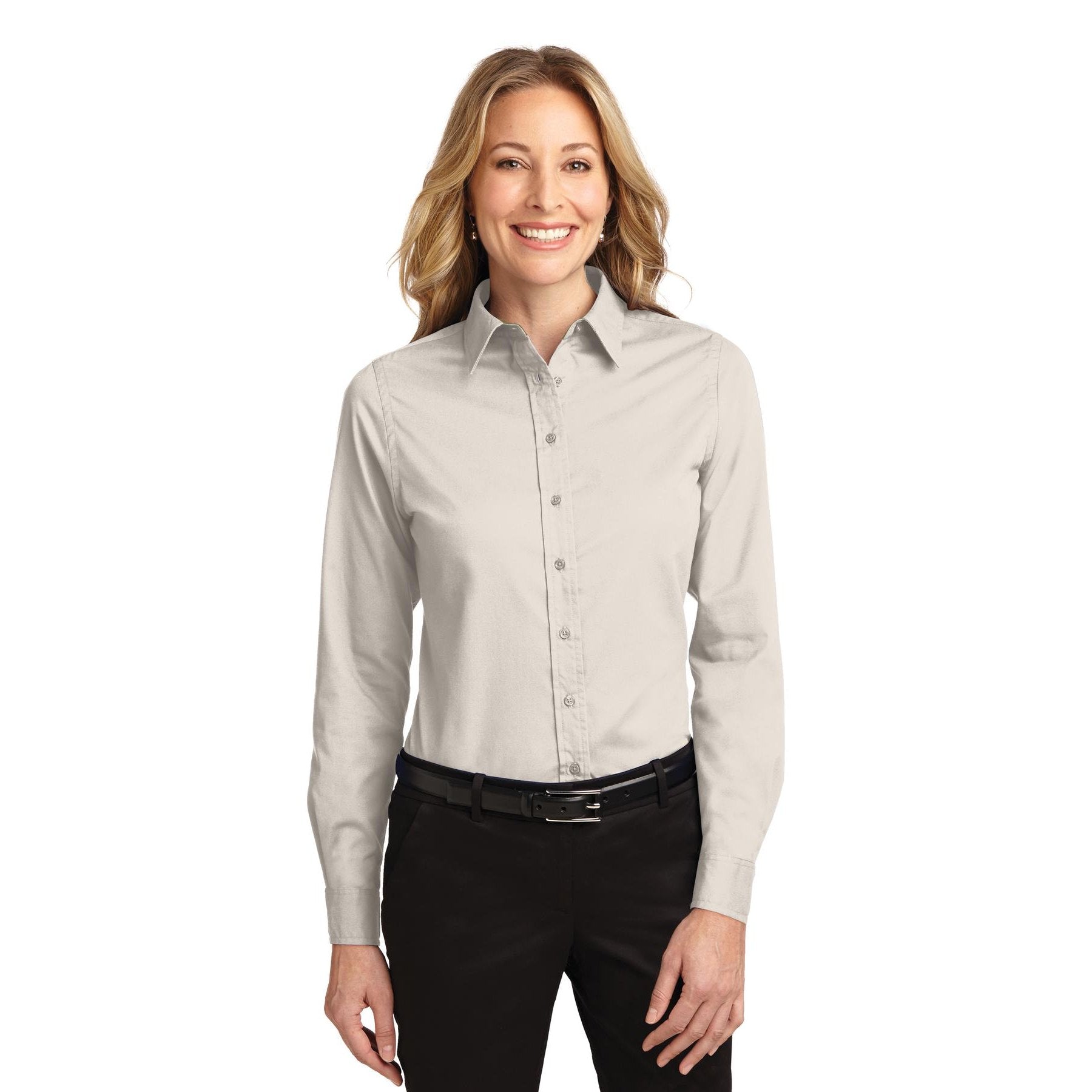 Port Authority-Port Authority® Women's Long Sleeve Easy Care Shirt. L608-MedTech-9