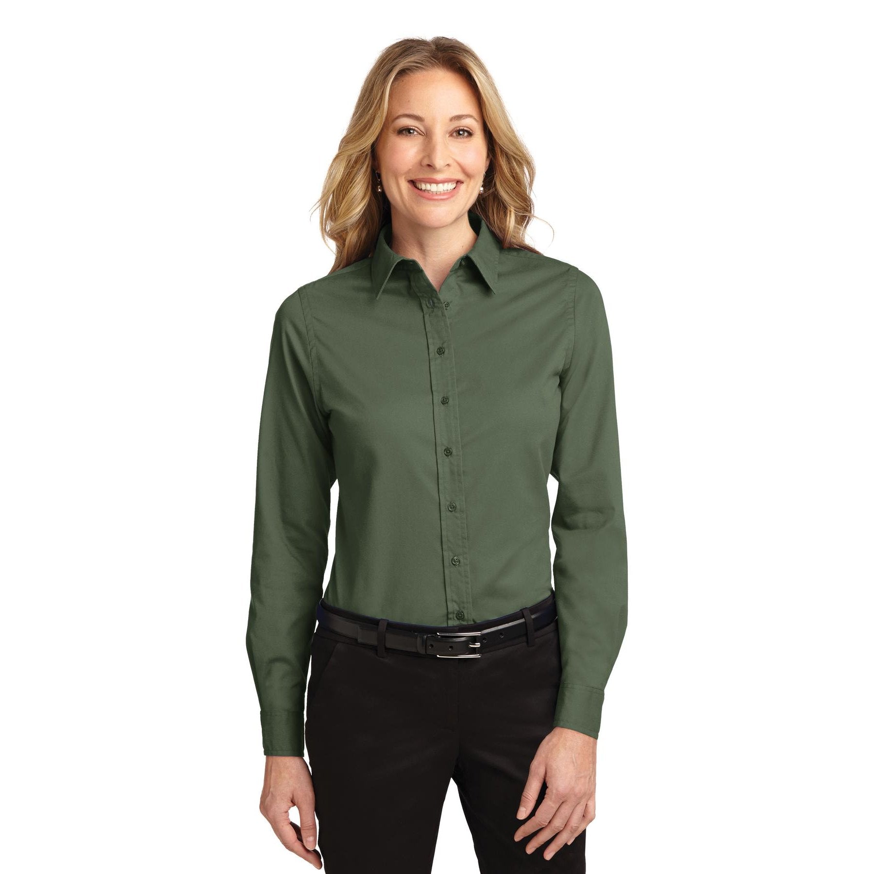 Port Authority-Port Authority® Women's Long Sleeve Easy Care Shirt. L608-MedTech-4