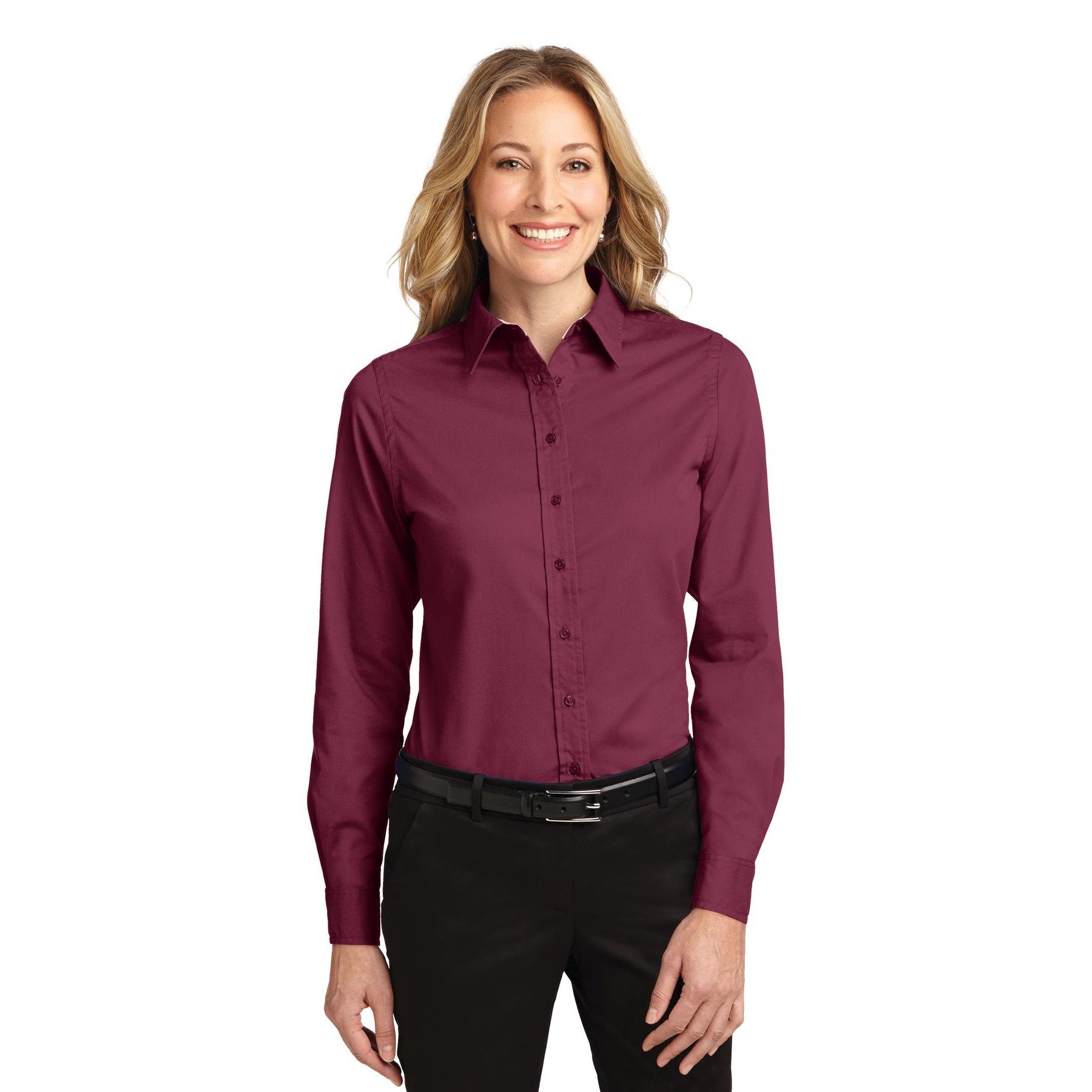 Port Authority-Port Authority® Women's Long Sleeve Easy Care Shirt. L608-MedTech-2