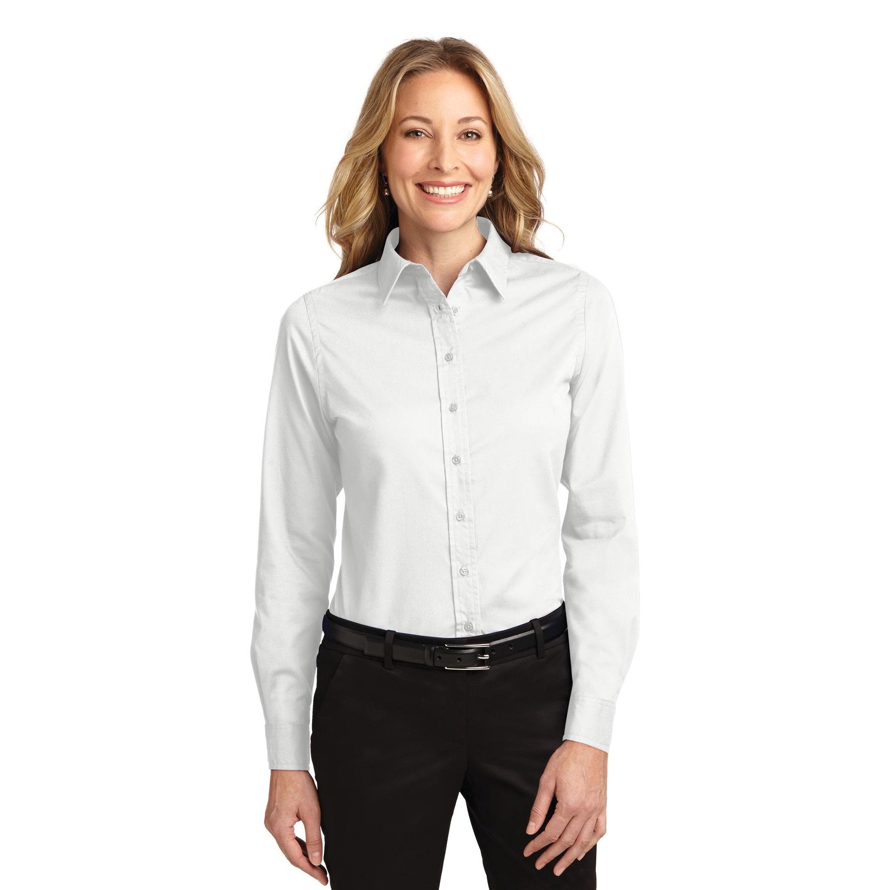 Port Authority-Port Authority® Women's Long Sleeve Easy Care Shirt. L608-MedTech-22