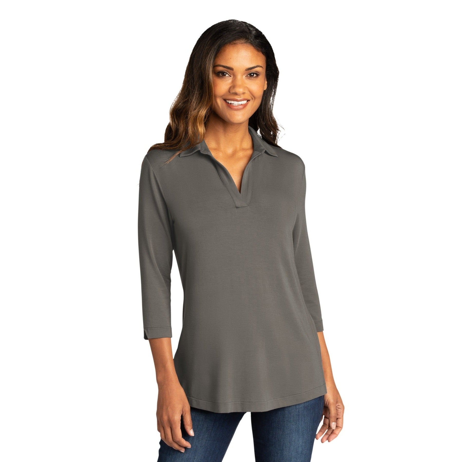 Port Authority-Port Authority ® Women's Luxe Knit Tunic. LK5601-MedTech-3