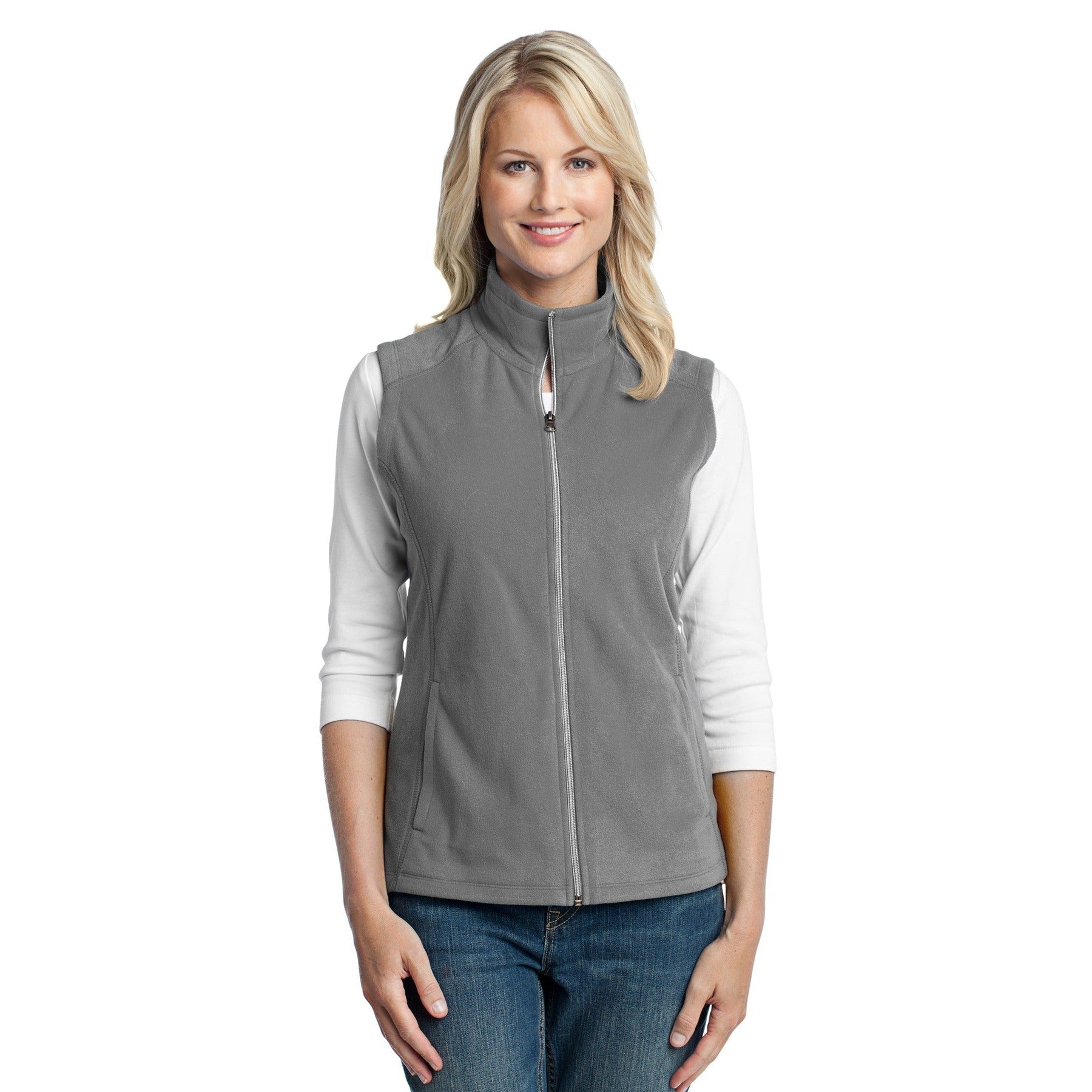 Port Authority-Port Authority® Women's Microfleece Vest. L226-MedTech-2