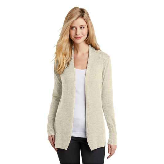 Port Authority-Port Authority® Women's Open Front Cardigan Sweater. LSW289-MedTech-1