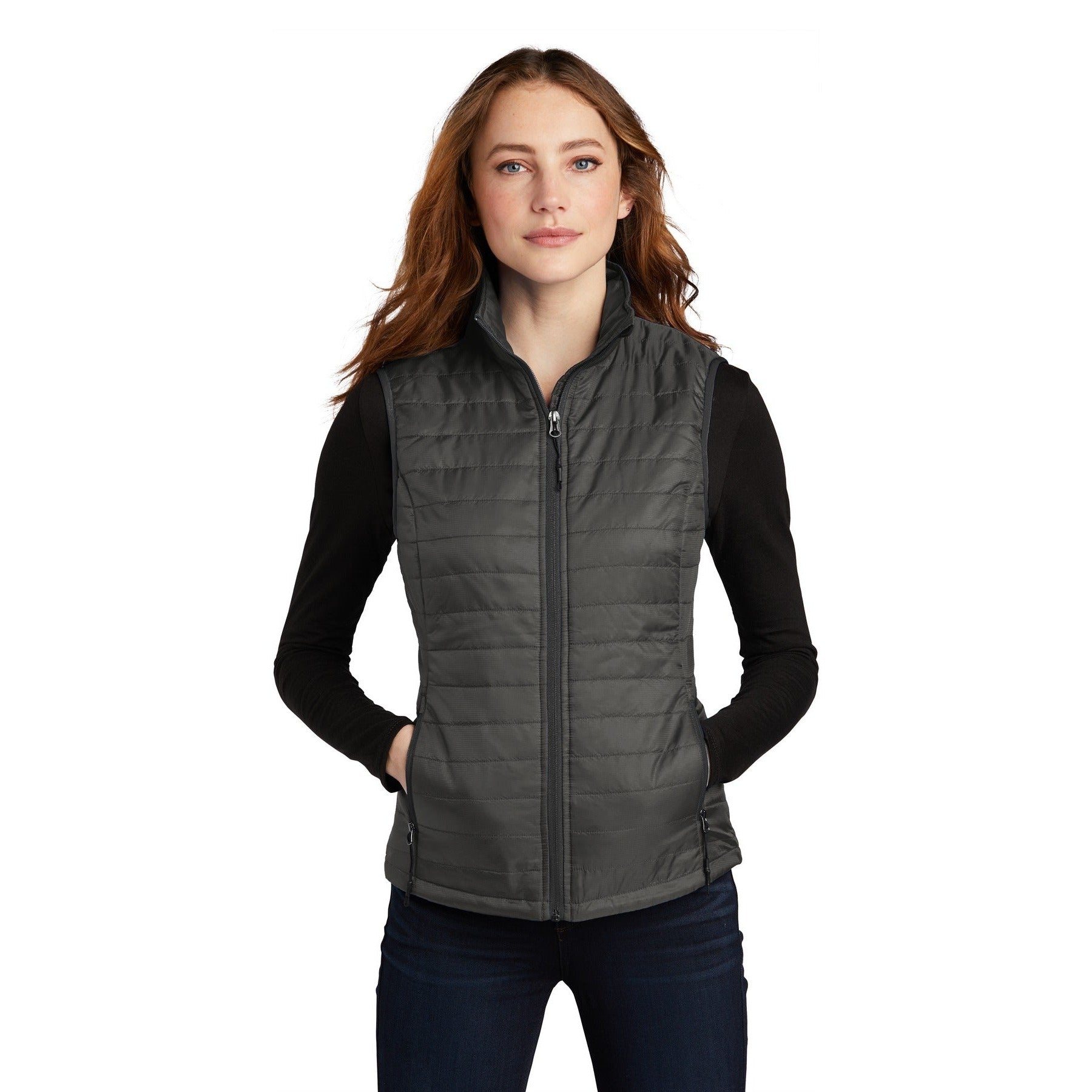 Port Authority-Port Authority ® Women's Packable Puffy Vest L851-MedTech-4