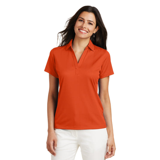 Port Authority-Port Authority® Women's Performance Fine Jacquard Polo. L528-MedTech-1