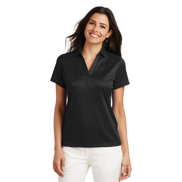 Port Authority-Port Authority® Women's Performance Fine Jacquard Polo. L528-MedTech-2