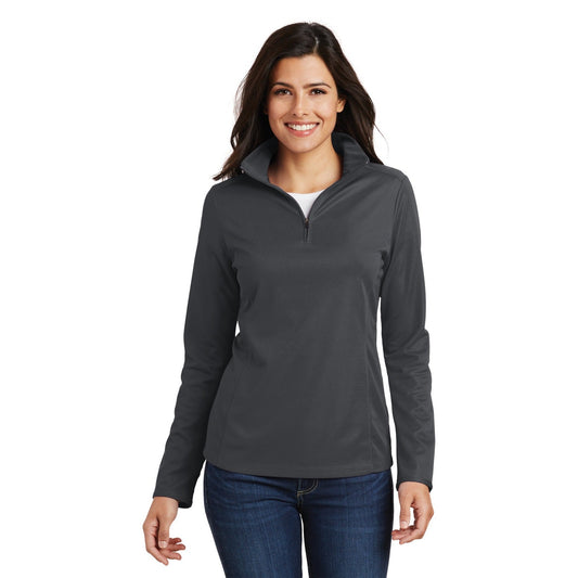 Port Authority-Port Authority® Women's Pinpoint Mesh 1/2-Zip . L806-MedTech-1