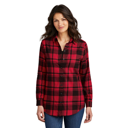 Port Authority-Port Authority® Women's Plaid Flannel Tunic . LW668-MedTech-1
