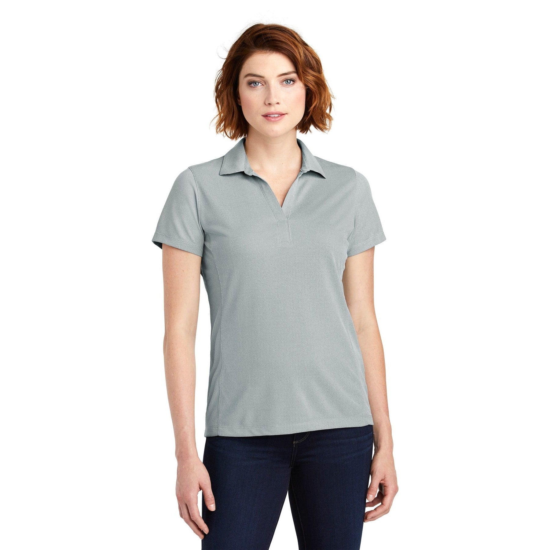 Port Authority-Port Authority ® Women's Poly Oxford Pique Polo. LK582-MedTech-2