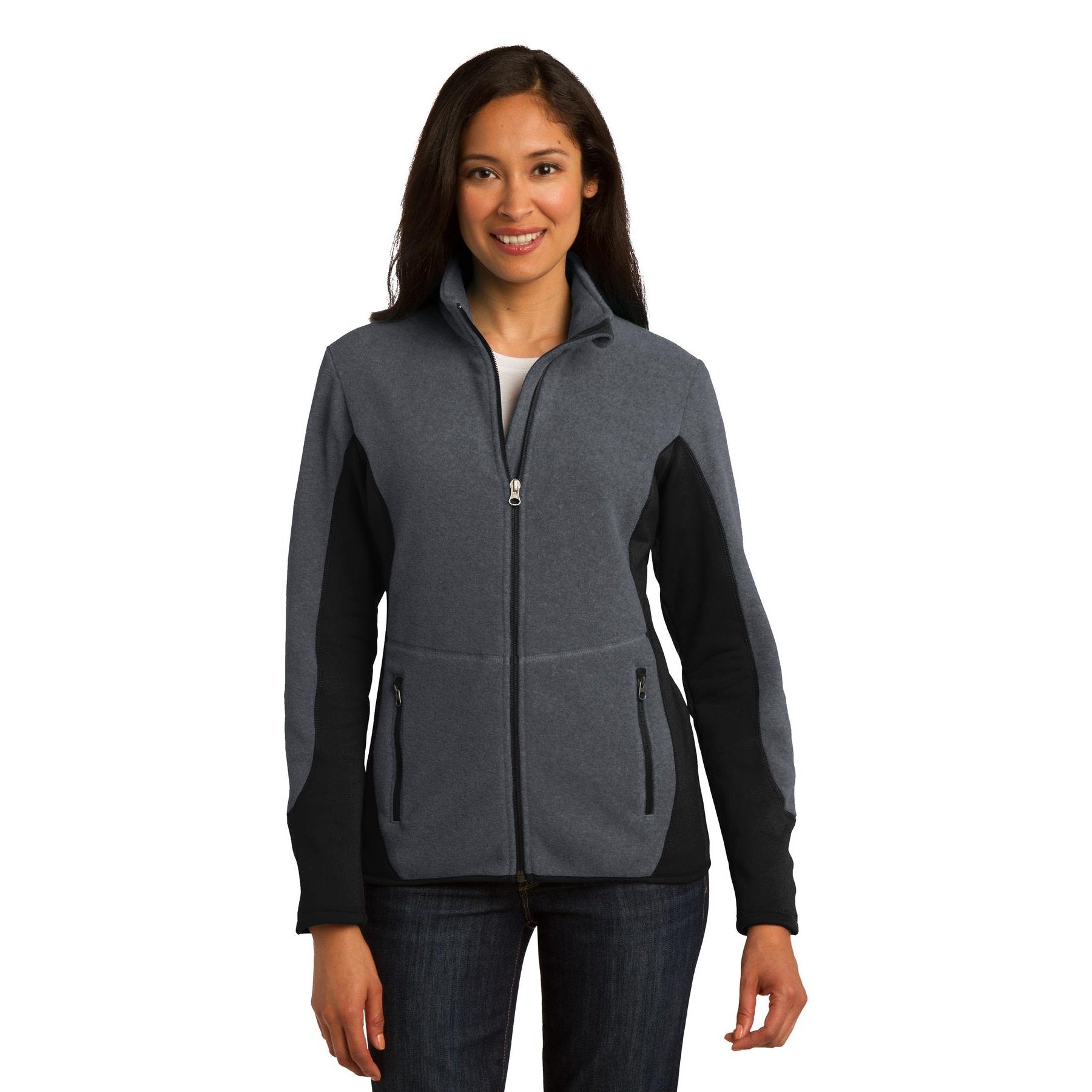Port Authority-Port Authority® Women's R-Tek® Pro Fleece Full-Zip Jacket. L227-MedTech-2
