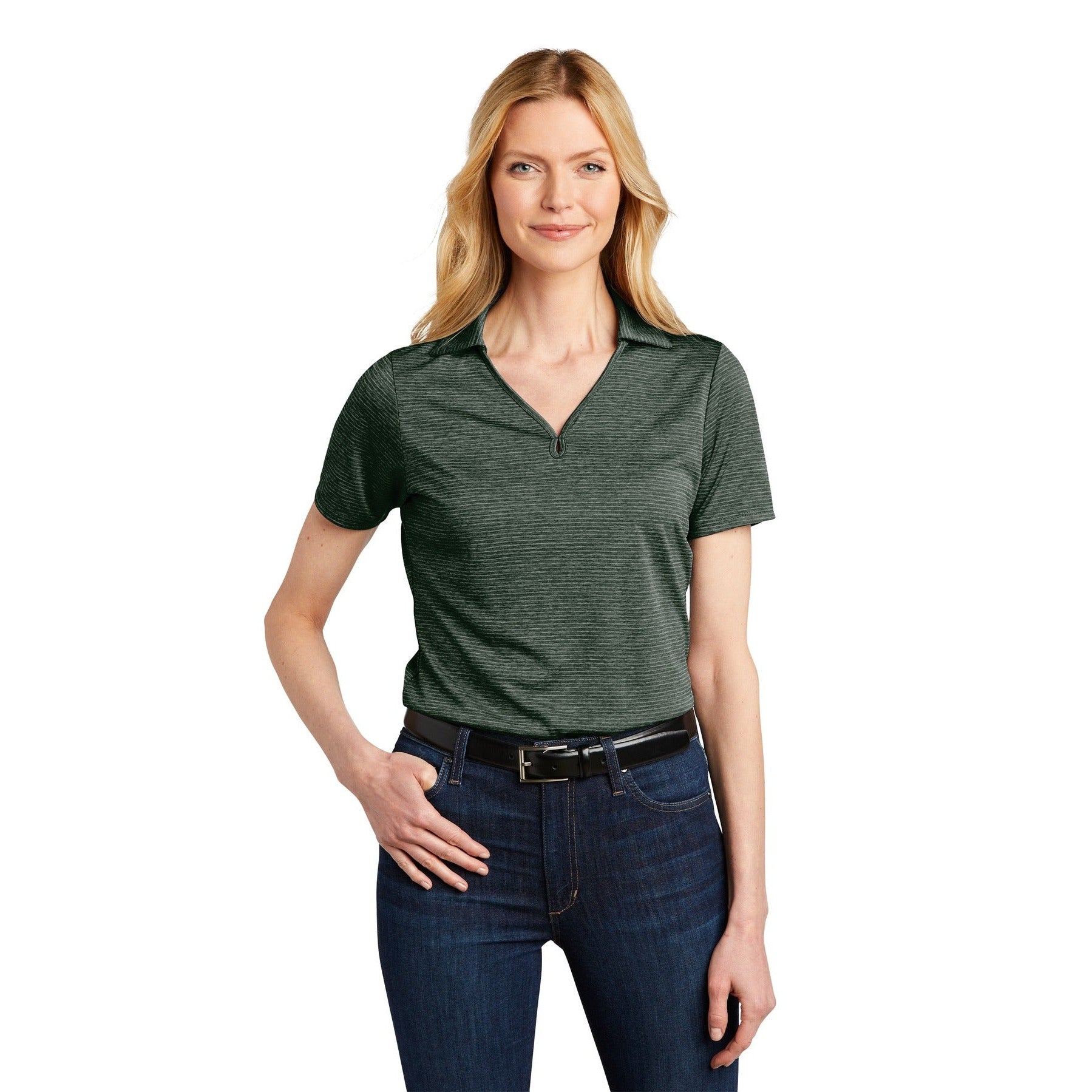 Port Authority-Port Authority ® Women's Shadow Stripe Polo. LK585-MedTech-2