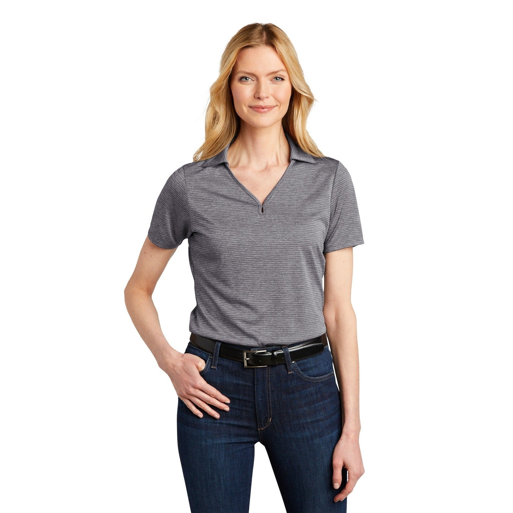 Port Authority-Port Authority ® Women's Shadow Stripe Polo. LK585-MedTech-3
