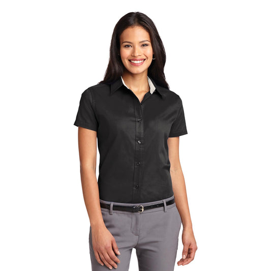 Port Authority-Port Authority® Women's Short Sleeve Easy Care Shirt. L508-MedTech-1