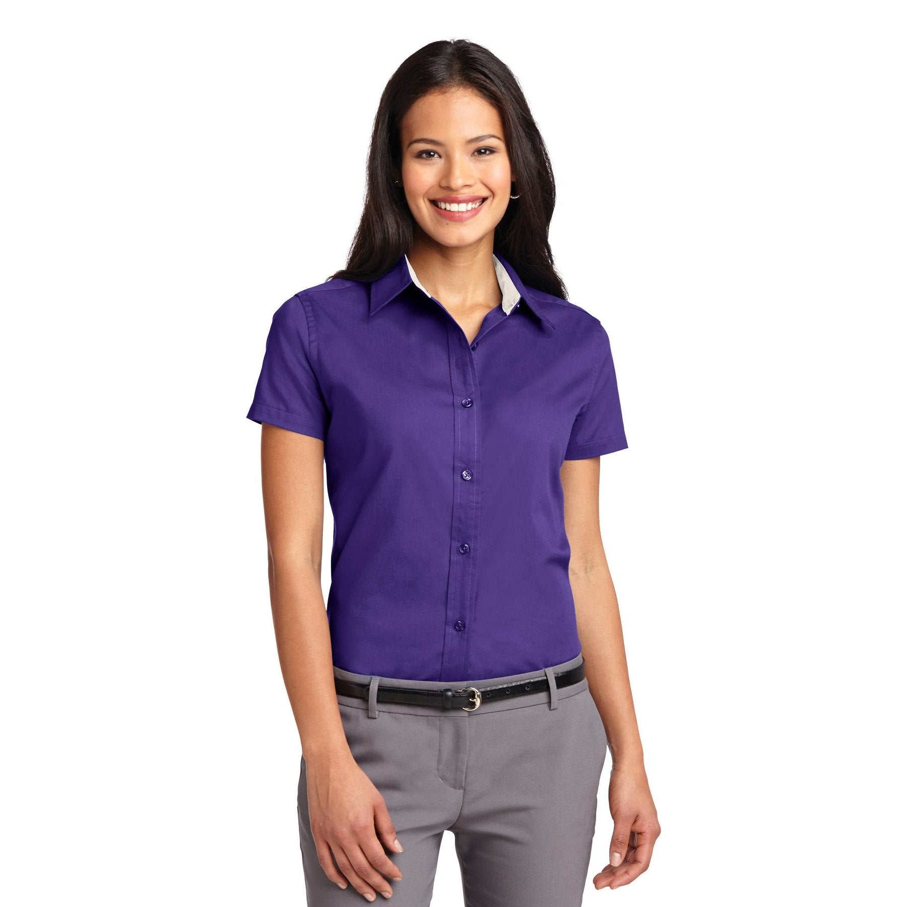 Port Authority-Port Authority® Women's Short Sleeve Easy Care Shirt. L508-MedTech-10