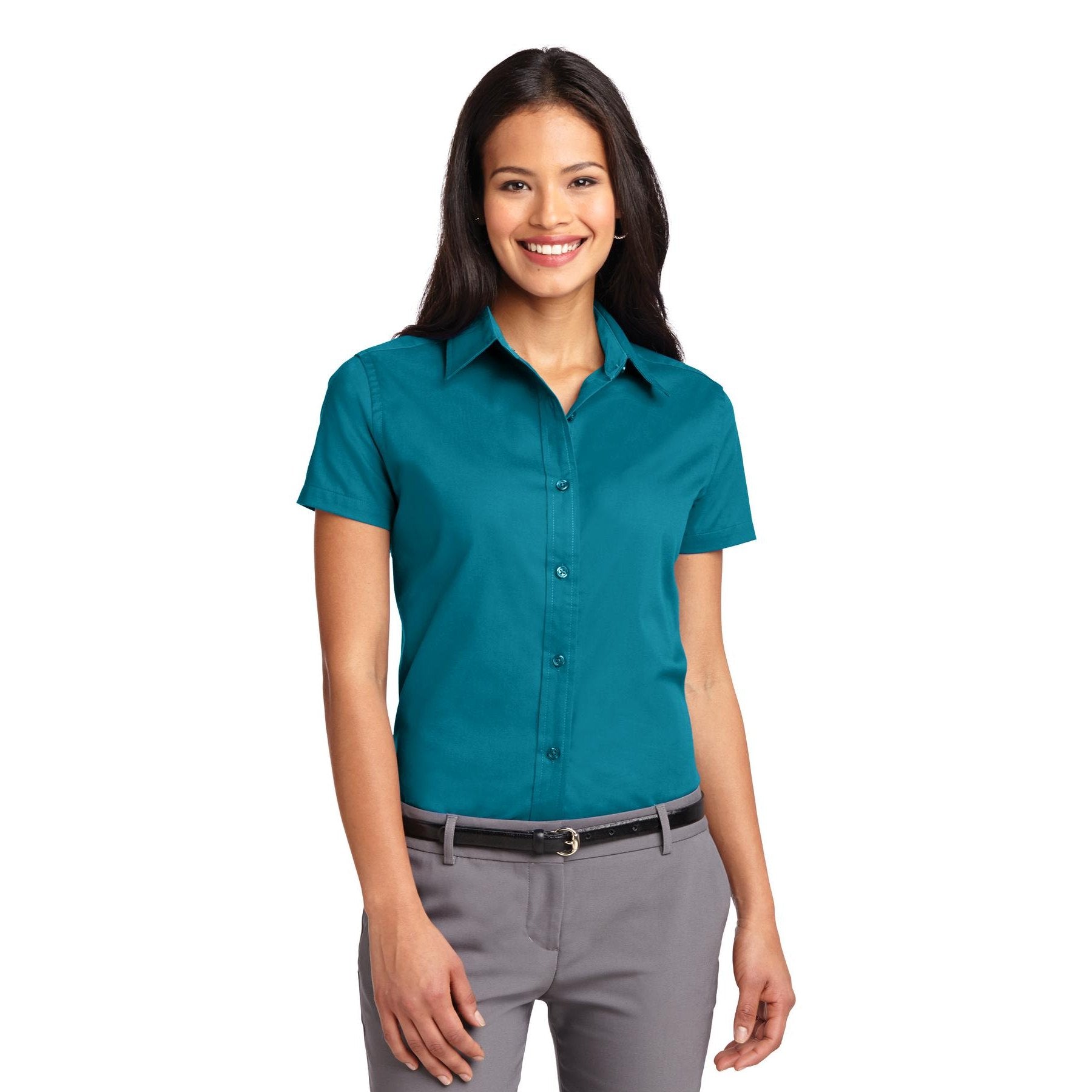 Port Authority-Port Authority® Women's Short Sleeve Easy Care Shirt. L508-MedTech-16