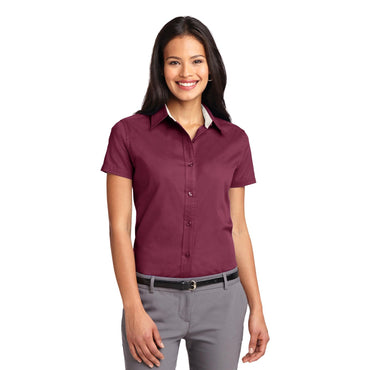 Port Authority-Port Authority® Women's Short Sleeve Easy Care Shirt. L508-MedTech-2