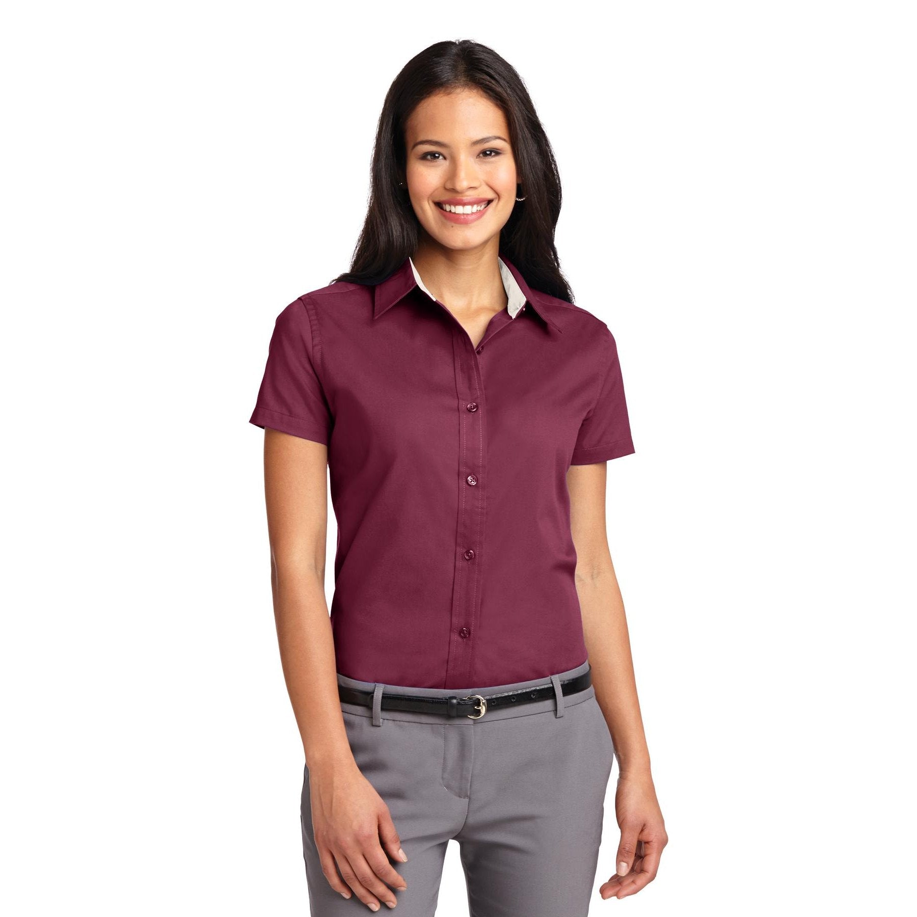 Port Authority-Port Authority® Women's Short Sleeve Easy Care Shirt. L508-MedTech-2