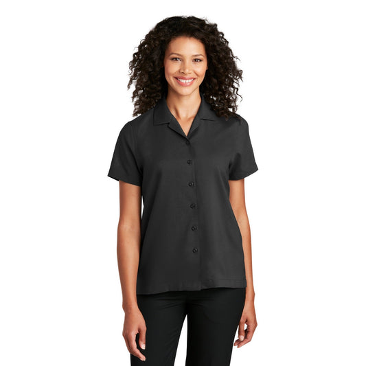 Port Authority-Port Authority® Women's Short Sleeve Performance Staff Shirt LW400-MedTech-1