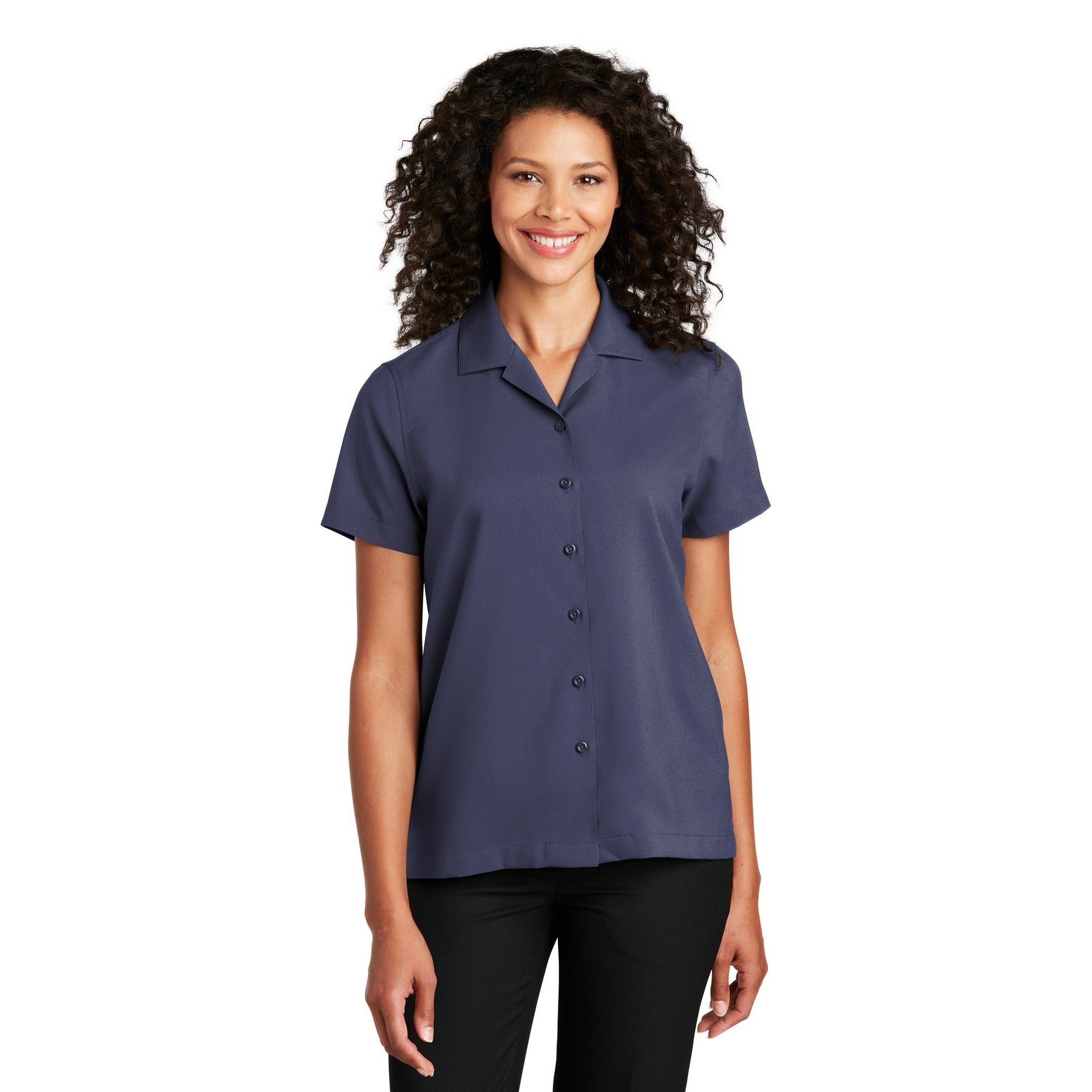 Port Authority-Port Authority® Women's Short Sleeve Performance Staff Shirt LW400-MedTech-6
