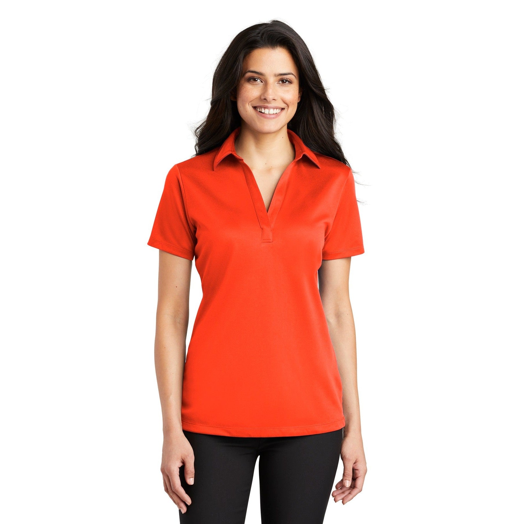 Port Authority-Port Authority® Women's Silk Touch™ Performance Polo. L540-MedTech-9
