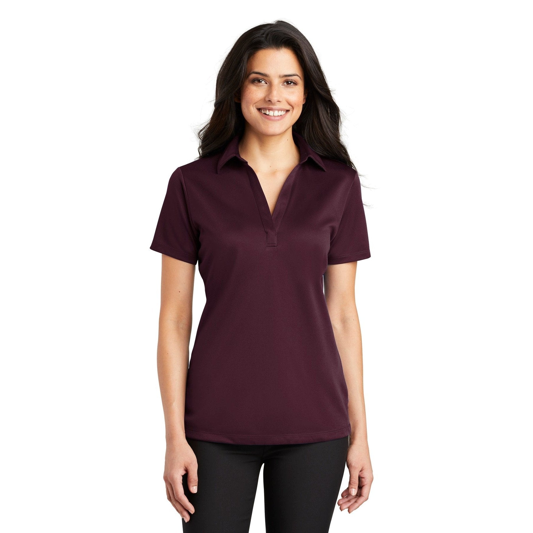 Port Authority-Port Authority® Women's Silk Touch™ Performance Polo. L540-MedTech-7