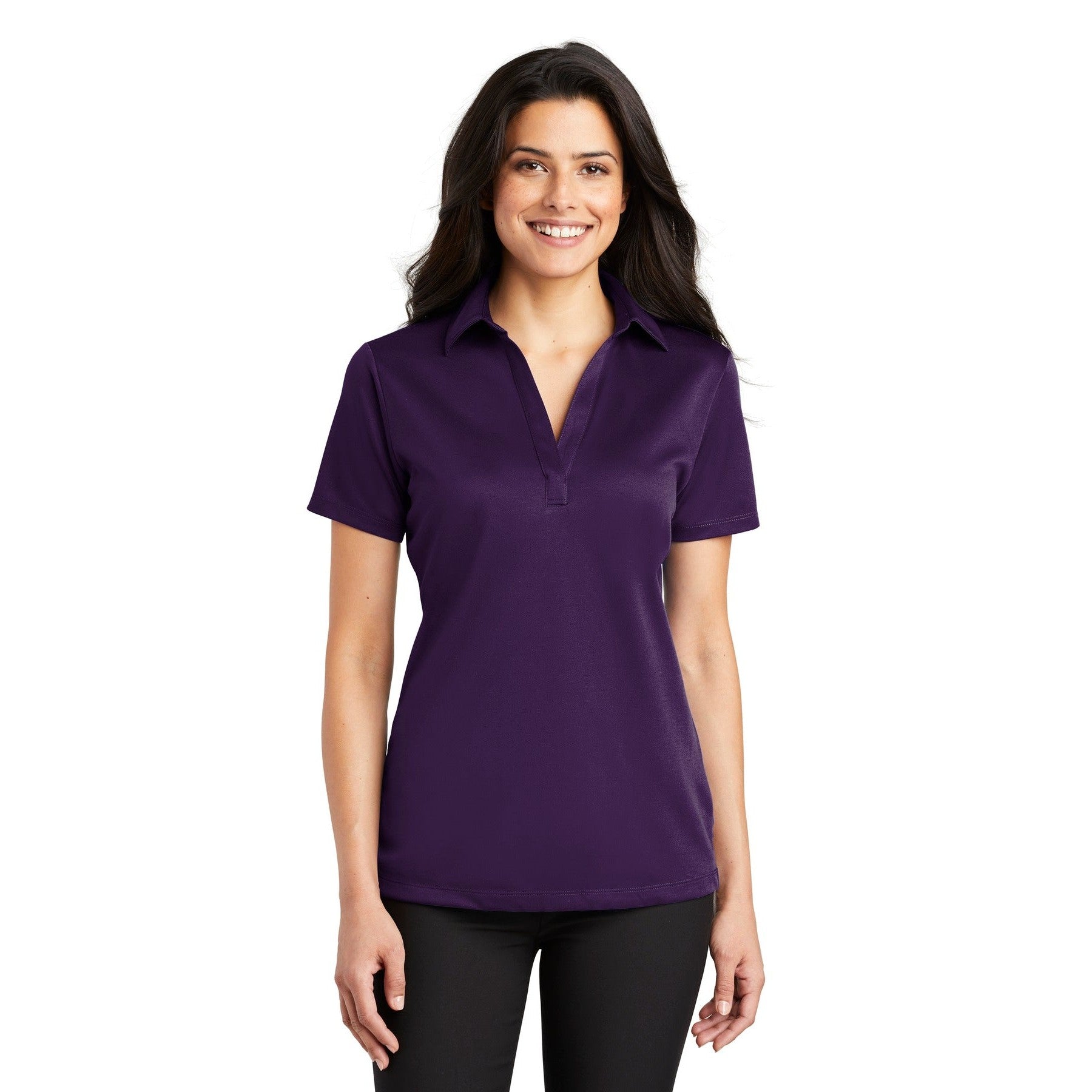 Port Authority-Port Authority® Women's Silk Touch™ Performance Polo. L540-MedTech-2