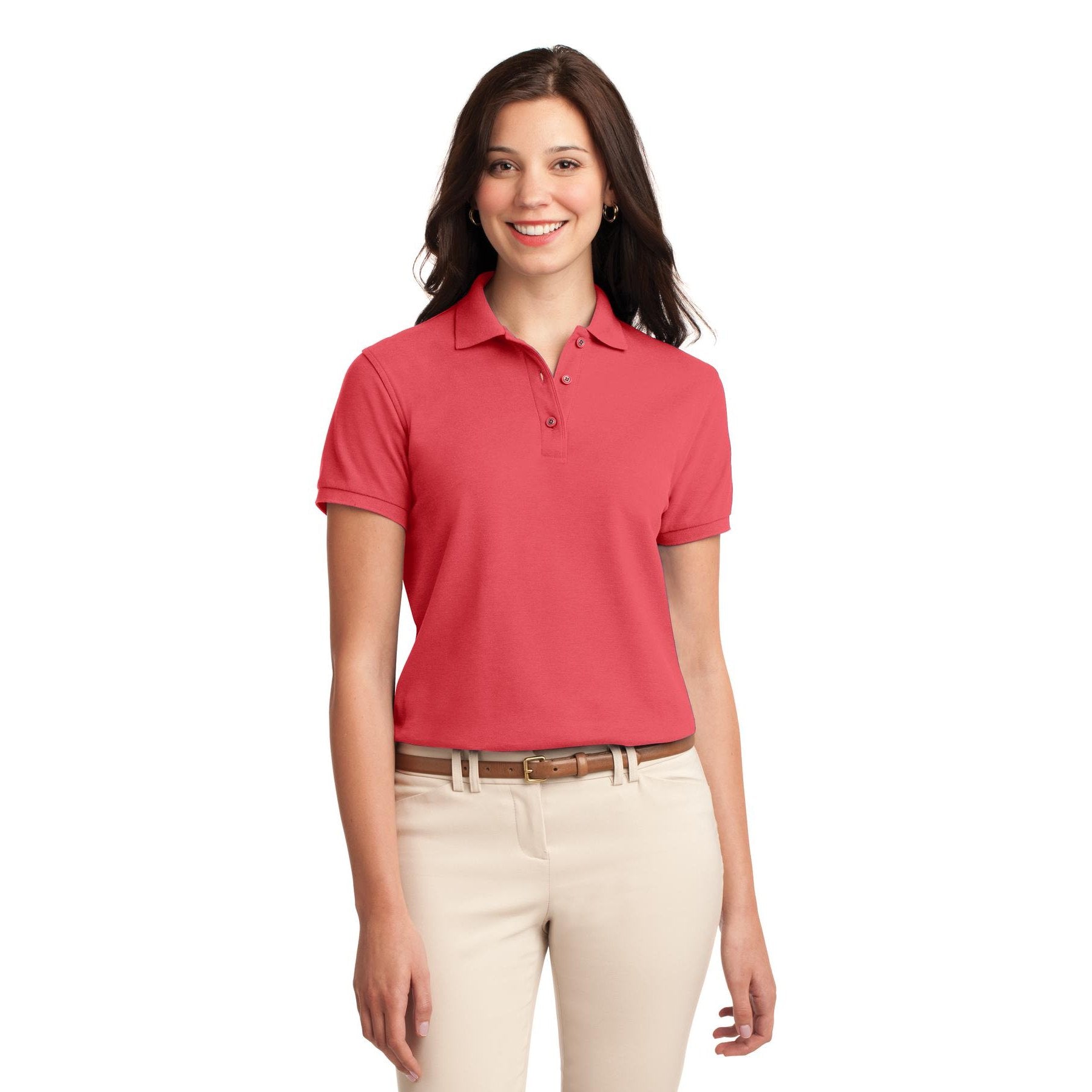 Port Authority-Port Authority® Women's Silk Touch™ Polo. L500 1/2-MedTech-12