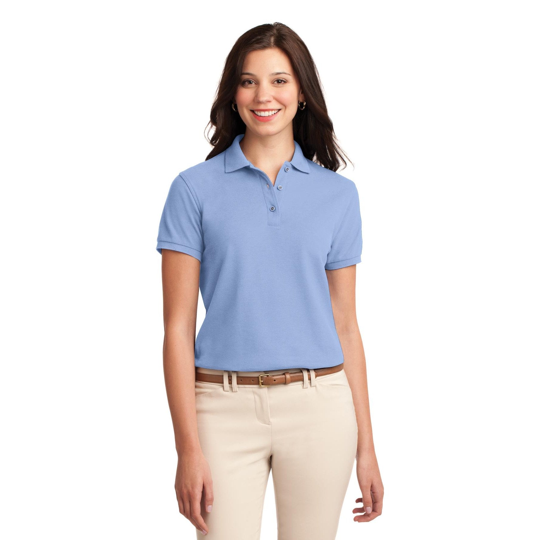 Port Authority-Port Authority® Women's Silk Touch™ Polo. L500 1/2-MedTech-14