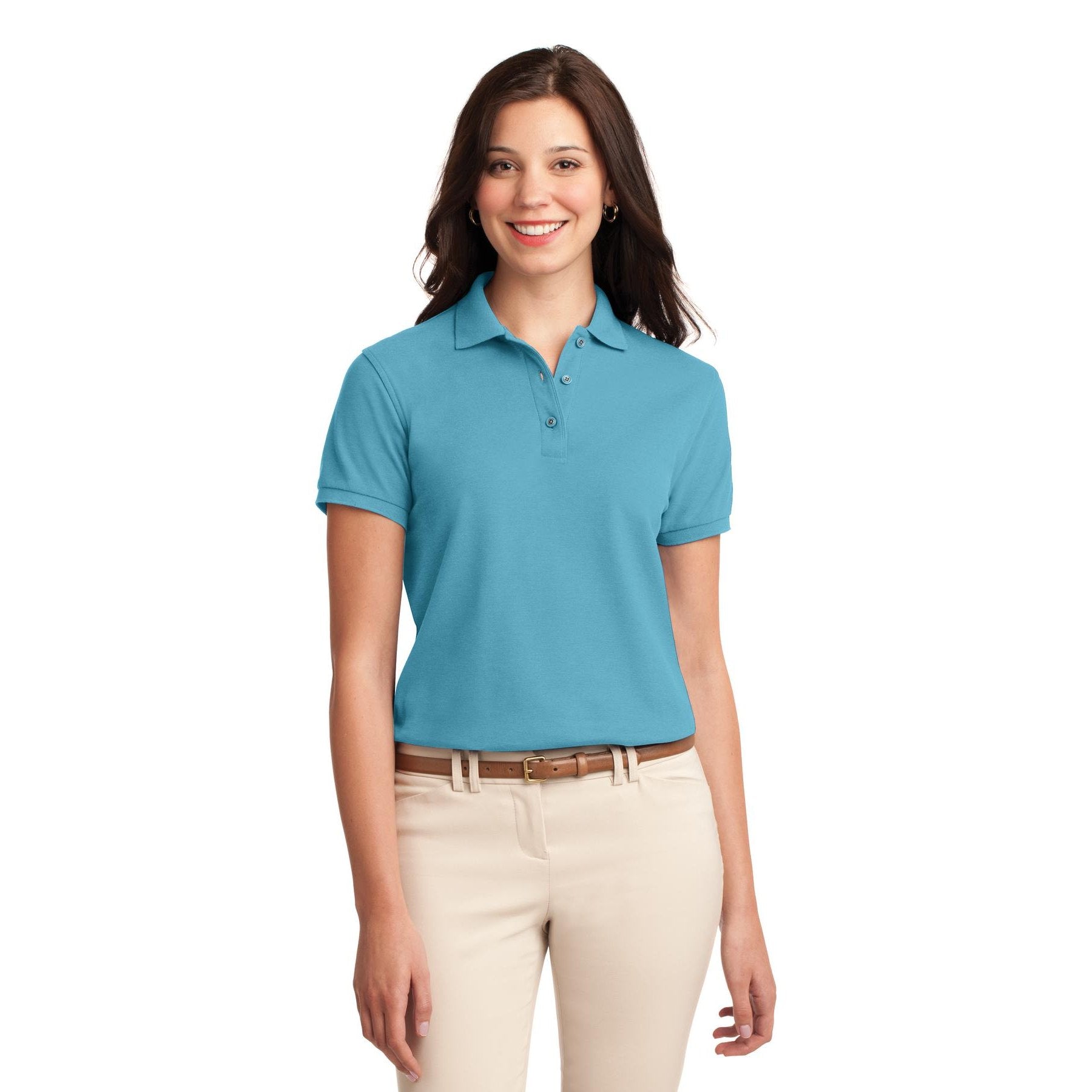 Port Authority-Port Authority® Women's Silk Touch™ Polo. L500 1/2-MedTech-18