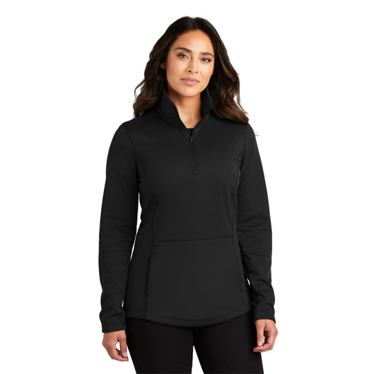 Port Authority-Port Authority® Women's Smooth Fleece 1/4-Zip L804-MedTech-1