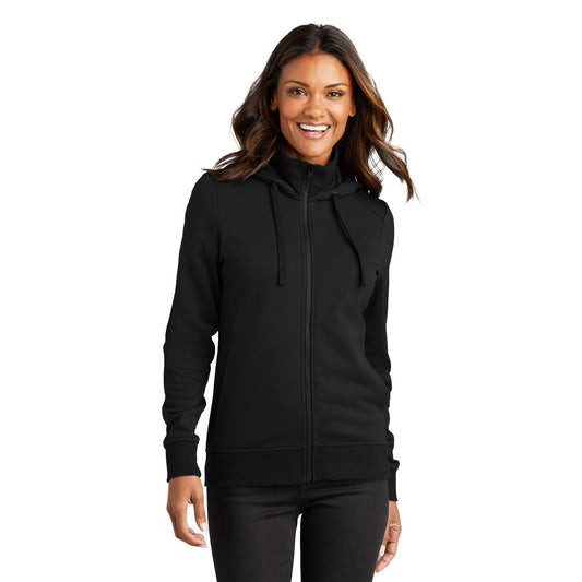 Port Authority-Port Authority® Women's Smooth Fleece Hooded Jacket L814-MedTech-1