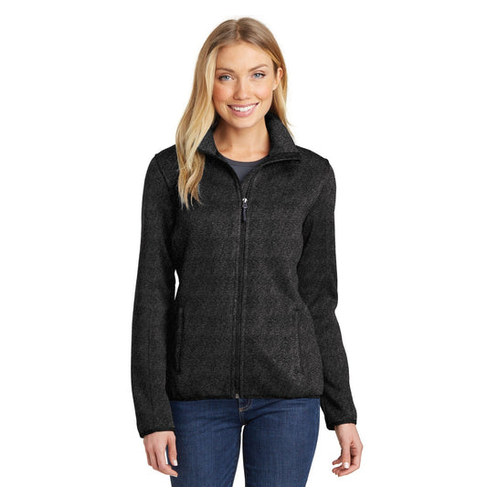 Port Authority-Port Authority® Women's Sweater Fleece Jacket. L232-MedTech-1
