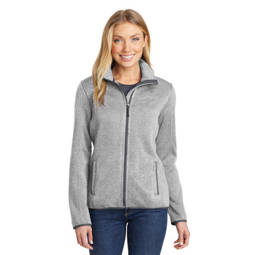 Port Authority-Port Authority® Women's Sweater Fleece Jacket. L232-MedTech-2