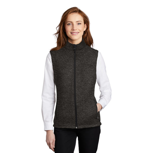 Port Authority-Port Authority ® Women's Sweater Fleece Vest L236-MedTech-1