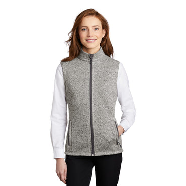 Port Authority-Port Authority ® Women's Sweater Fleece Vest L236-MedTech-2