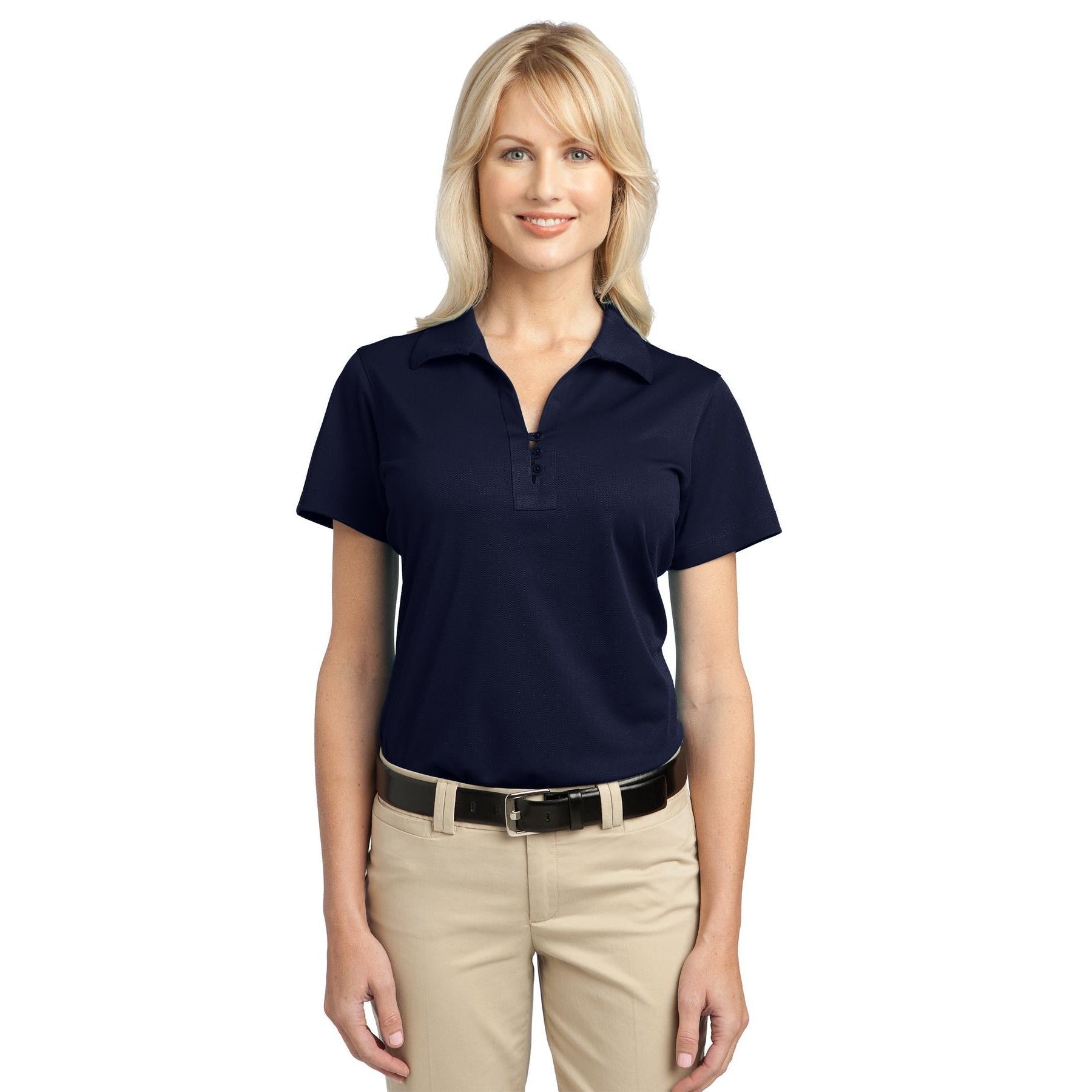 Port Authority-Port Authority® Women's Tech Pique Polo. L527-MedTech-3