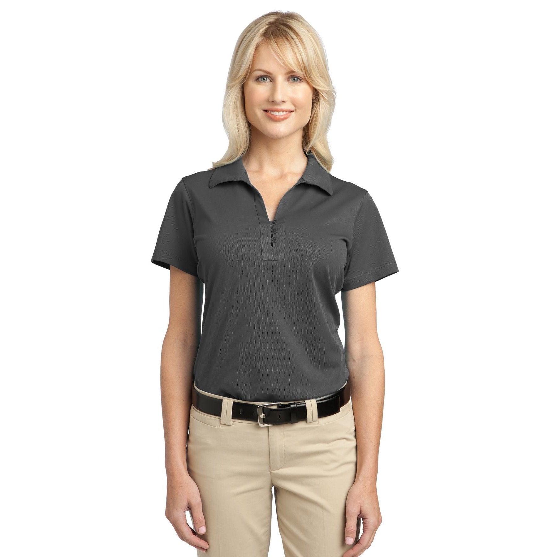 Port Authority-Port Authority® Women's Tech Pique Polo. L527-MedTech-4