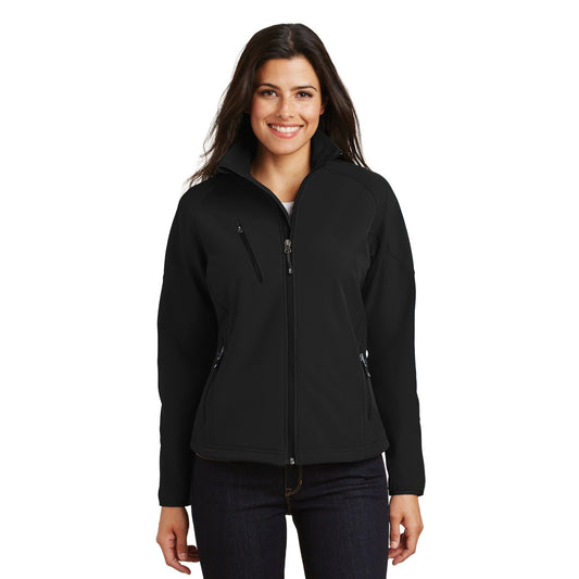 Port Authority-Port Authority® Women's Textured Soft Shell Jacket. L705-MedTech-1